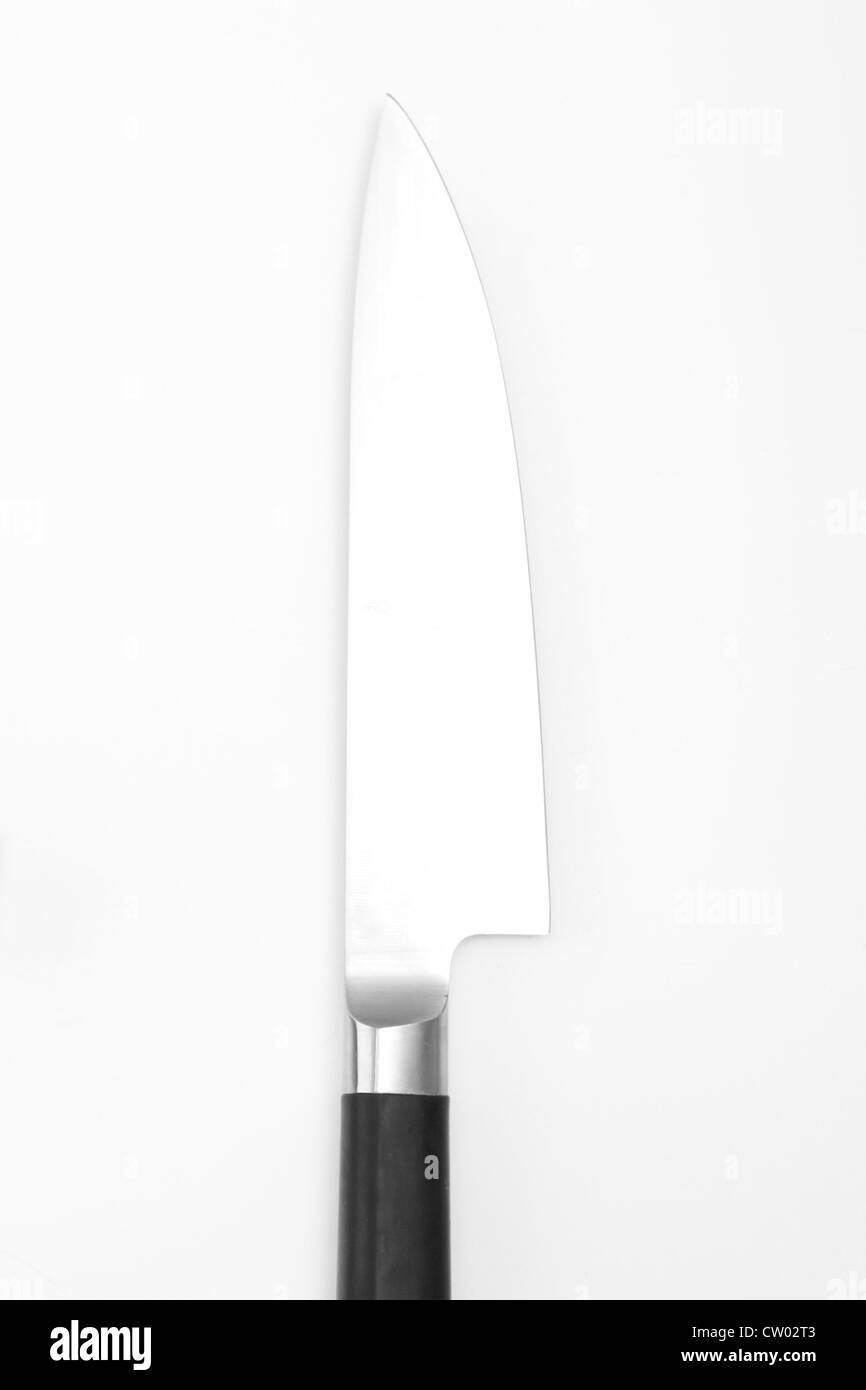 Ein scharfes Messer Stockfoto
