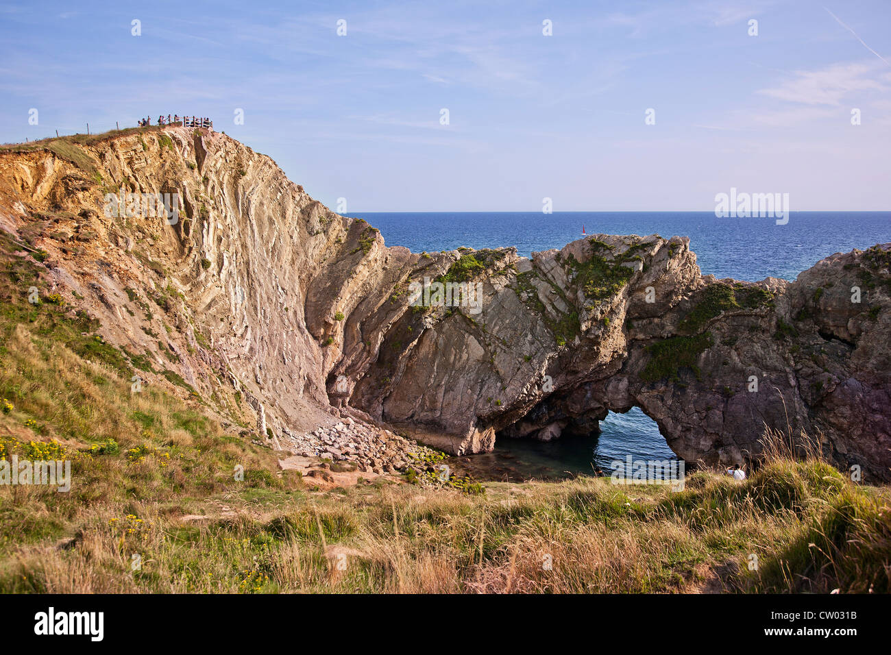 Vereinigtes Königreich. England. Dorset. Isle of Purbeck. Durdle Door. Der Jurassic Coast. Stockfoto