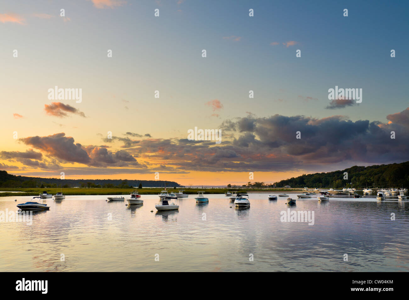 Cold Spring Harbor, Norden von Long Island, New York Stockfoto