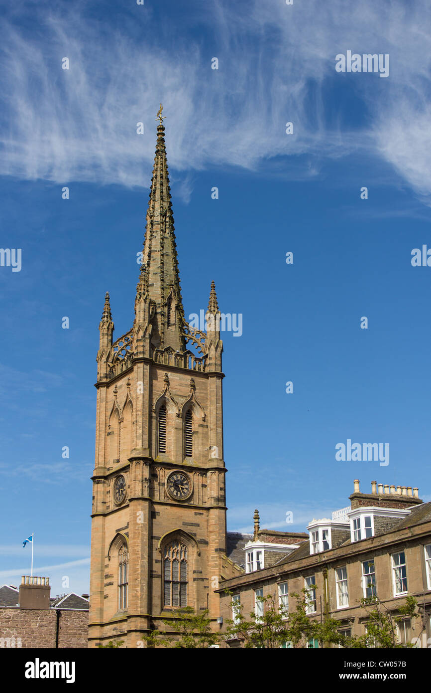 Der Alte Kirk-Turm. High St Montrose Angus Schottland Großbritannien Stockfoto