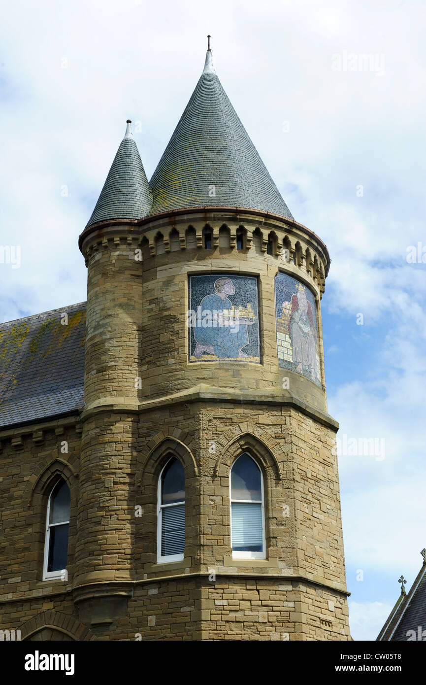 Old College Aberystwyth Universität Aberystwyth Wales Großbritannien bauen Stockfoto