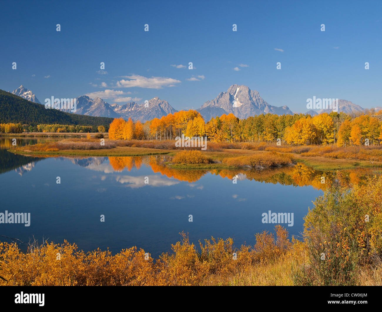 Lake Jackson, Wyoming im Herbst Stockfoto
