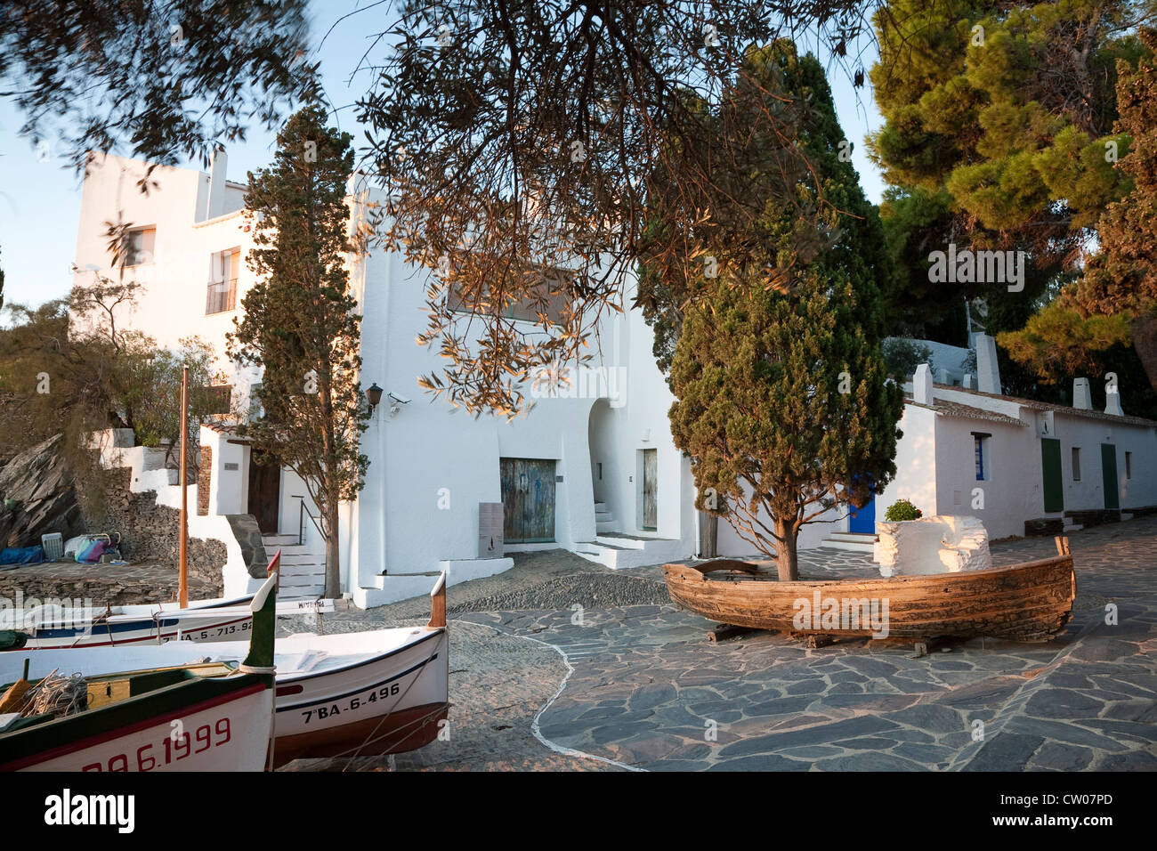 Portlligat Museum-House - Salvador Dalís Haus von 1930 bis 1982 - Portlligat, Katalonien, Spanien. Stockfoto