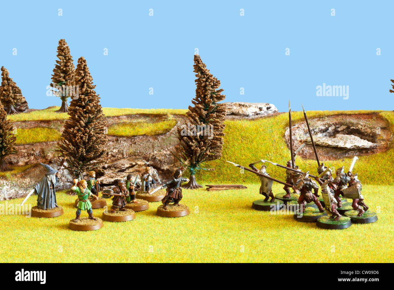 Wargames Lord of the Rings Stockfoto