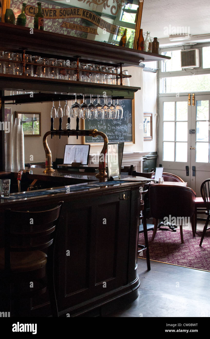 Englisches Pub London, UK. Stockfoto