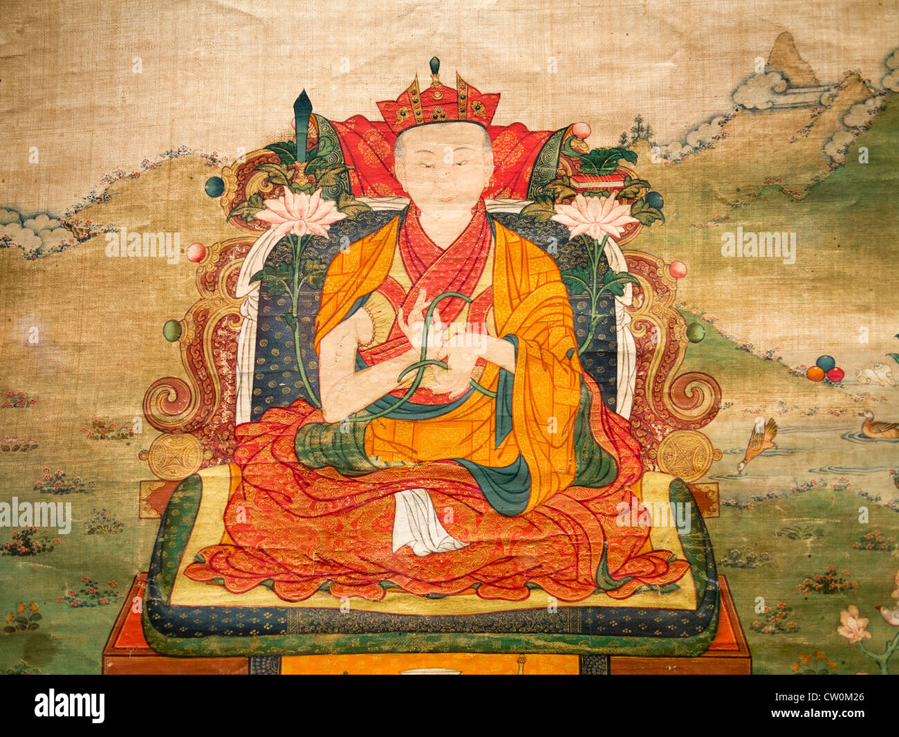Der 8. Tai Situ Lama von Ost-Tibet - das Ashmolean Museum, Oxford Stockfoto