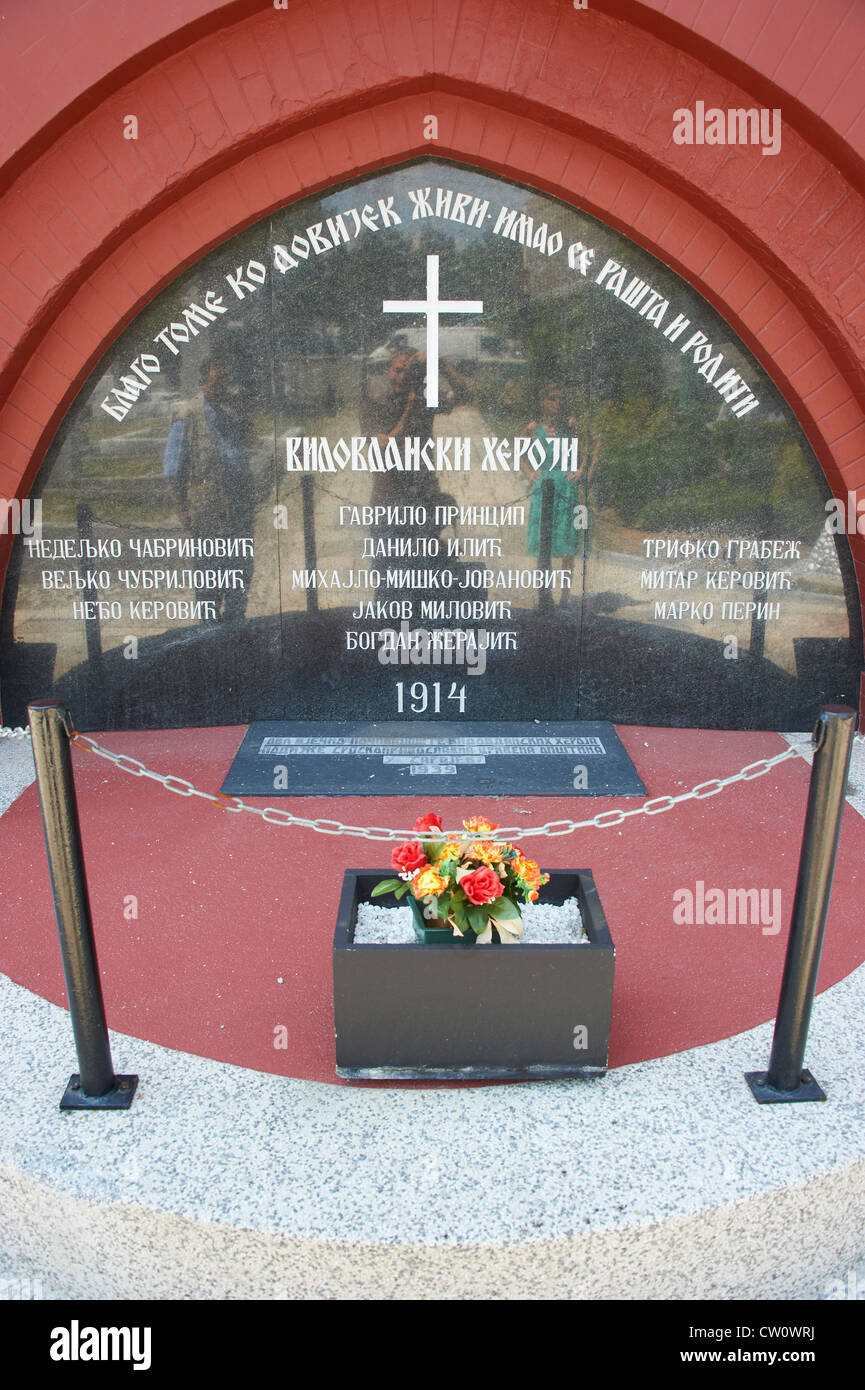 Gavrilo Princip Grab auf dem Markusplatz Friedhof, Sarajevo, Bosnien