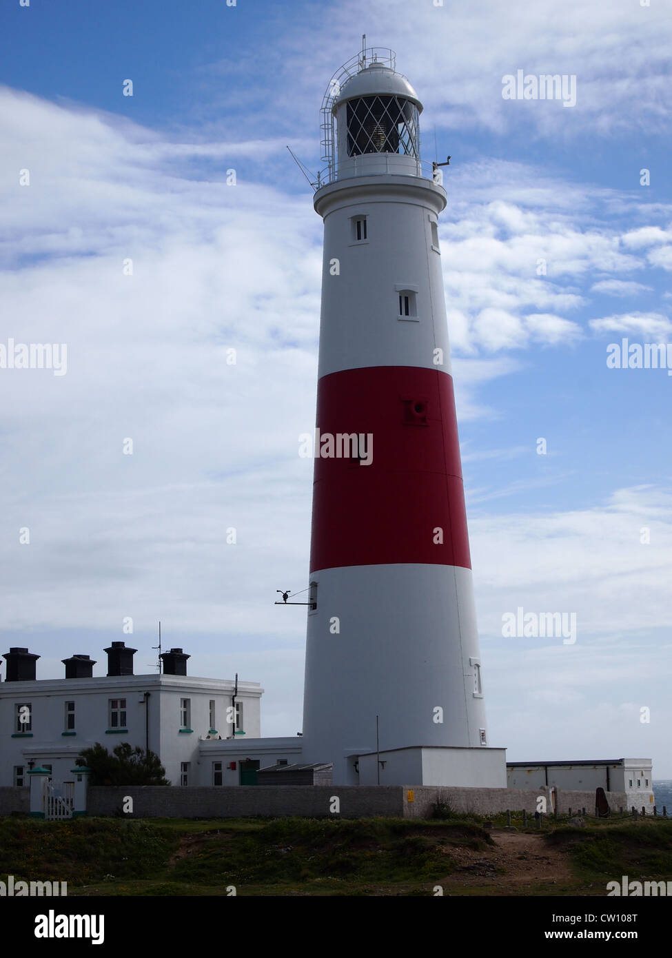 Portland Bill Lighthouse, Dorset England, Großbritannien, Weymouth, Seaside Stockfoto