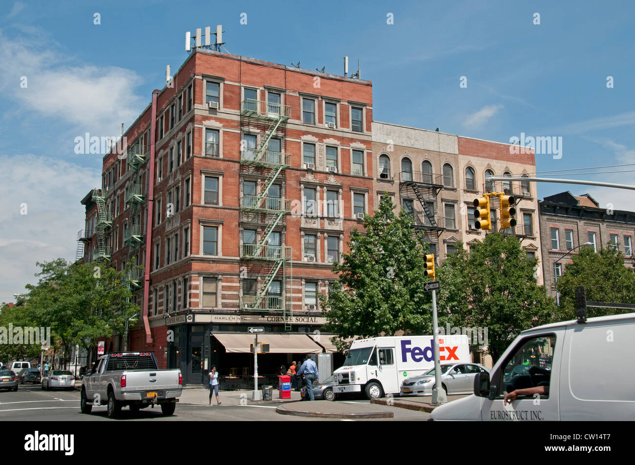 Harlem New York Manhattan-USA Stockfoto