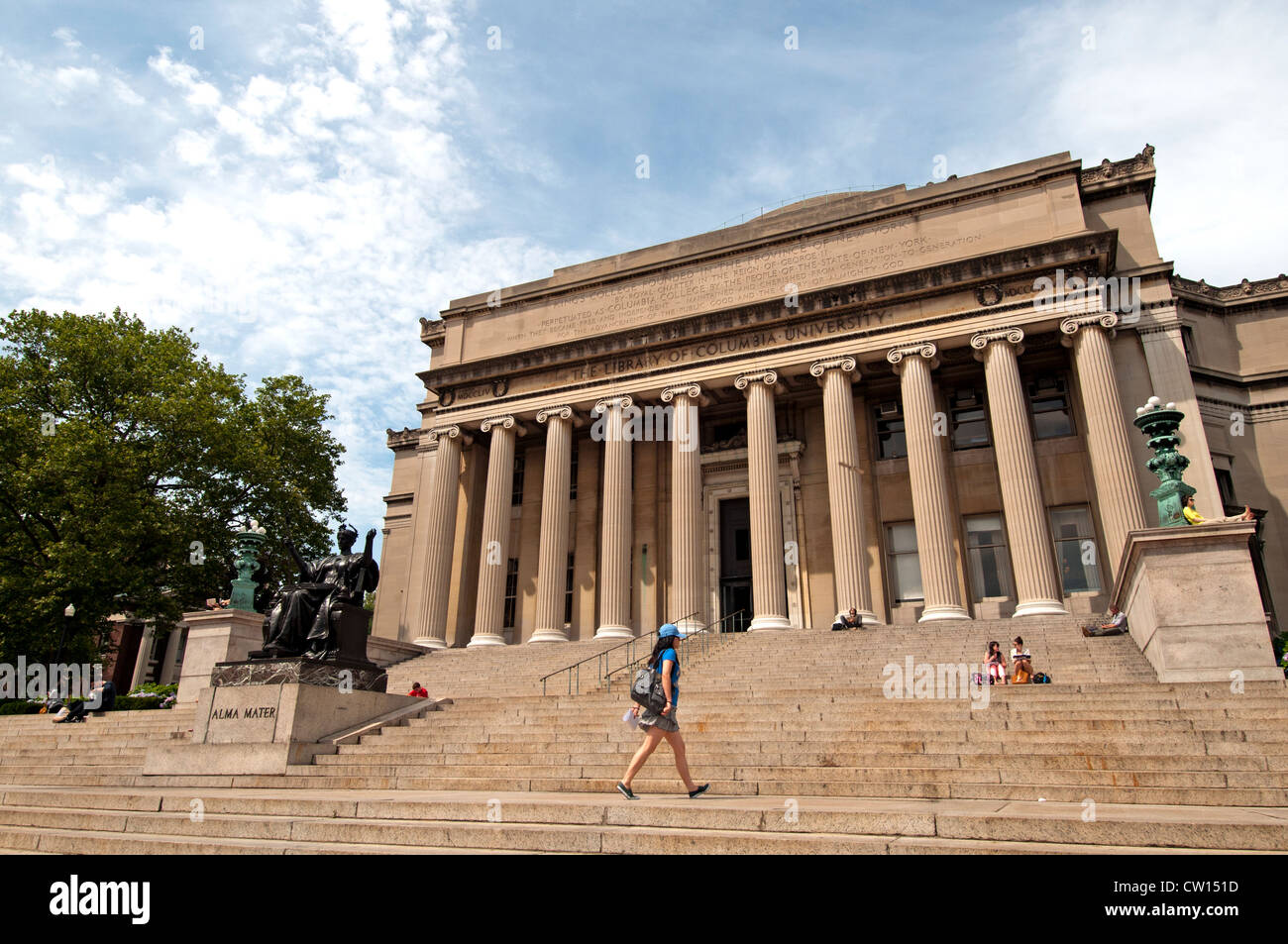 Columbia University (in der Stadt New York) Upper West Side Harlem Vereinigte Staaten von Amerika Stockfoto