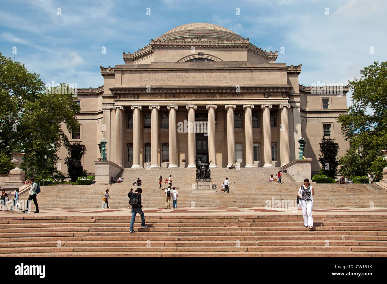 Columbia University (in der Stadt New York) Upper West Side Harlem Vereinigte Staaten von Amerika Stockfoto