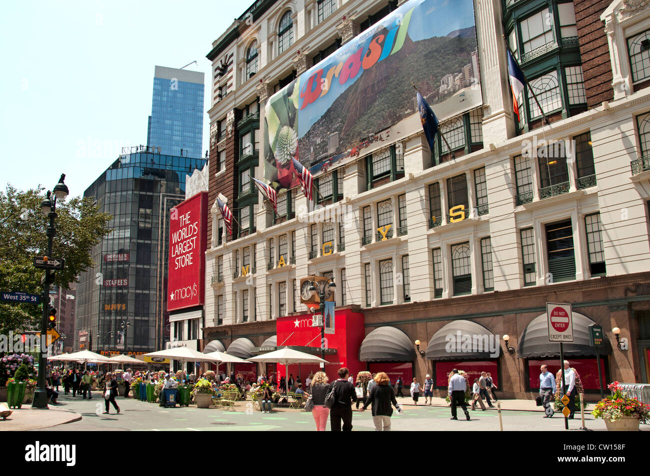 Macy's Herald Square Abteilung Speichern Manhattan New York City Vereinigte Staaten von Amerika Stockfoto