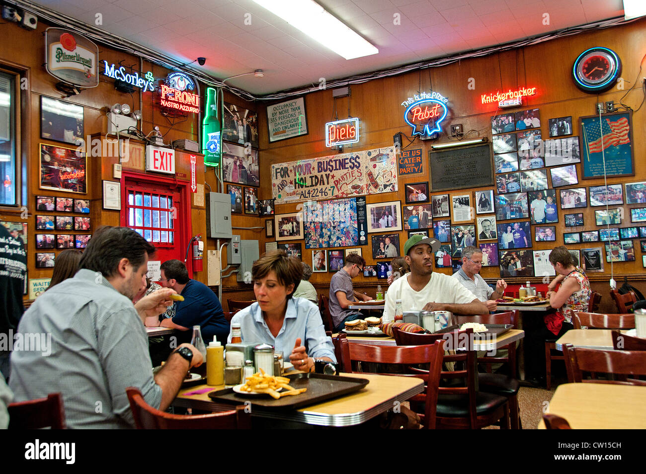 Restaurant Katz´s jüdischen Pastrami Feinkost Deli Diner Lower East Side in New York City Manhattan Stockfoto