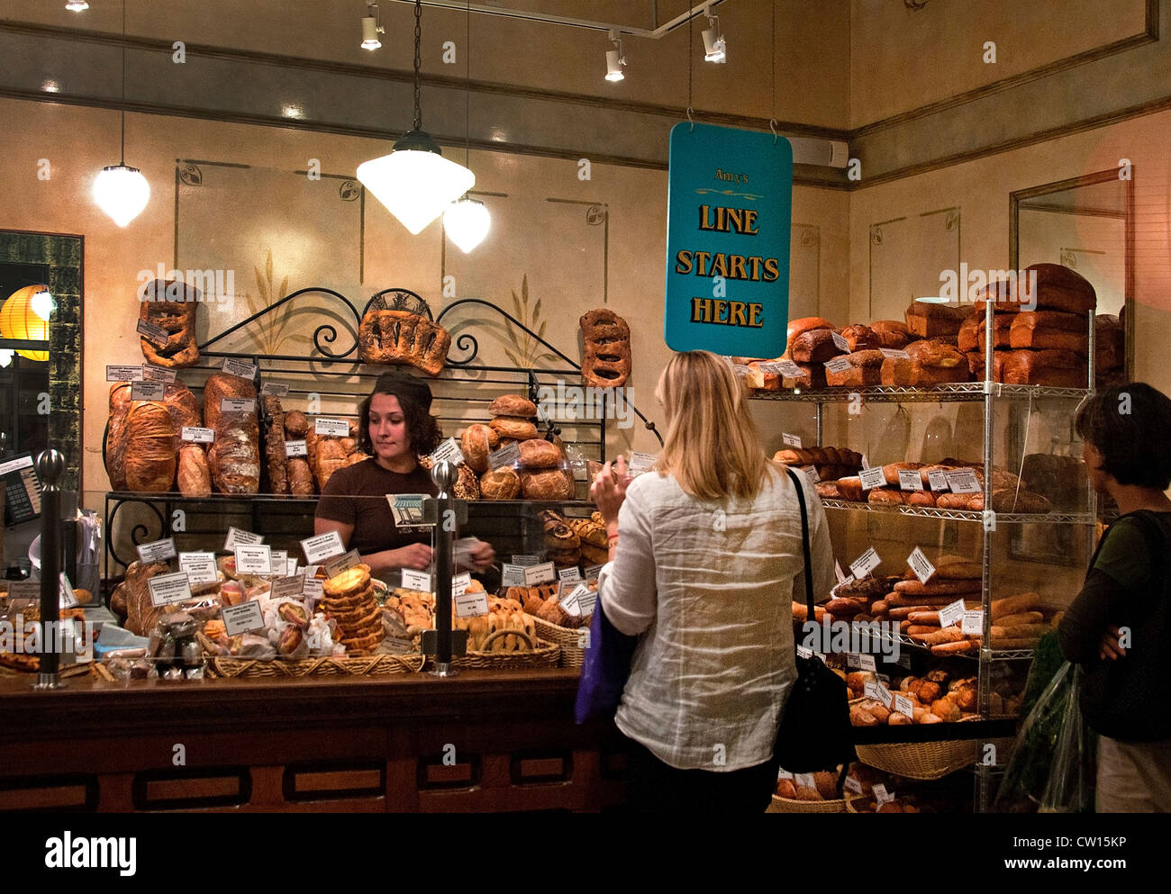 Bäcker Bäckerei Chelsea Market Meatpacking District Manhattan in New York City Stockfoto