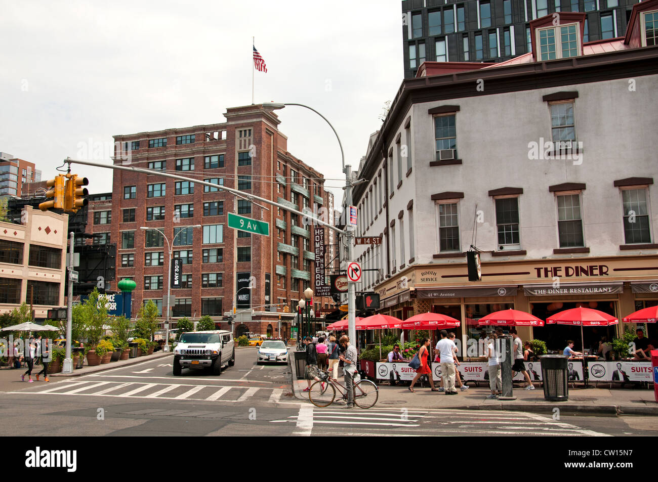 Chelsea Market 8. Avenue W 14th Street Meatpacking District Manhattan New York City Vereinigte Staaten von Amerika Stockfoto