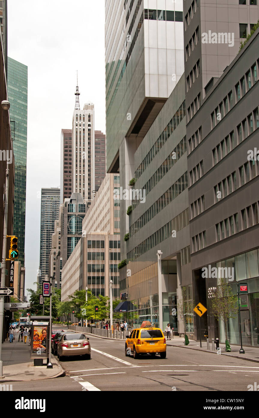 3th Avenue - 53 Street East Manhattan New York City Vereinigte Staaten von Amerika Stockfoto