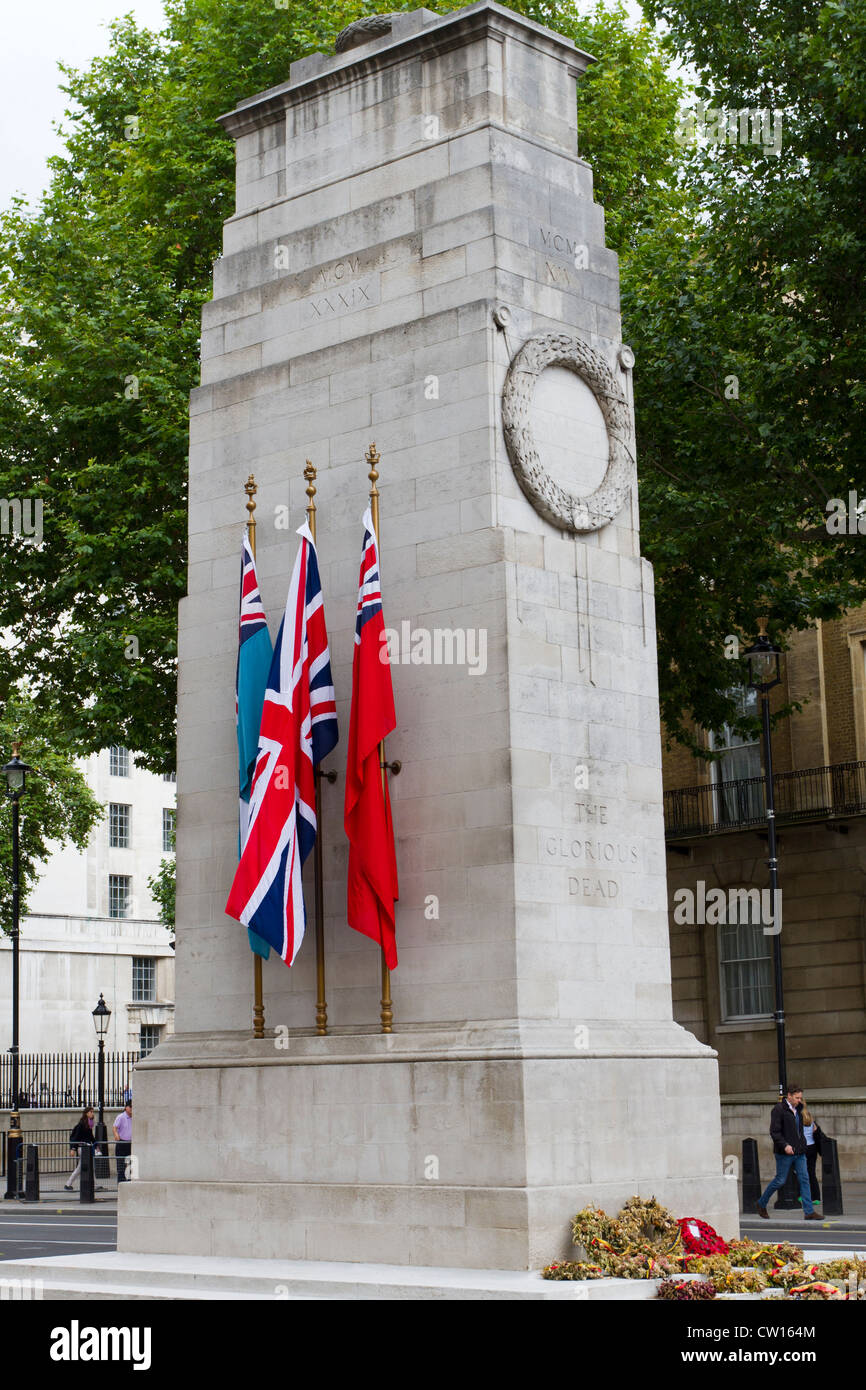 Der Kenotaph, Whitehall, London, England, Vereinigtes Königreich Stockfoto