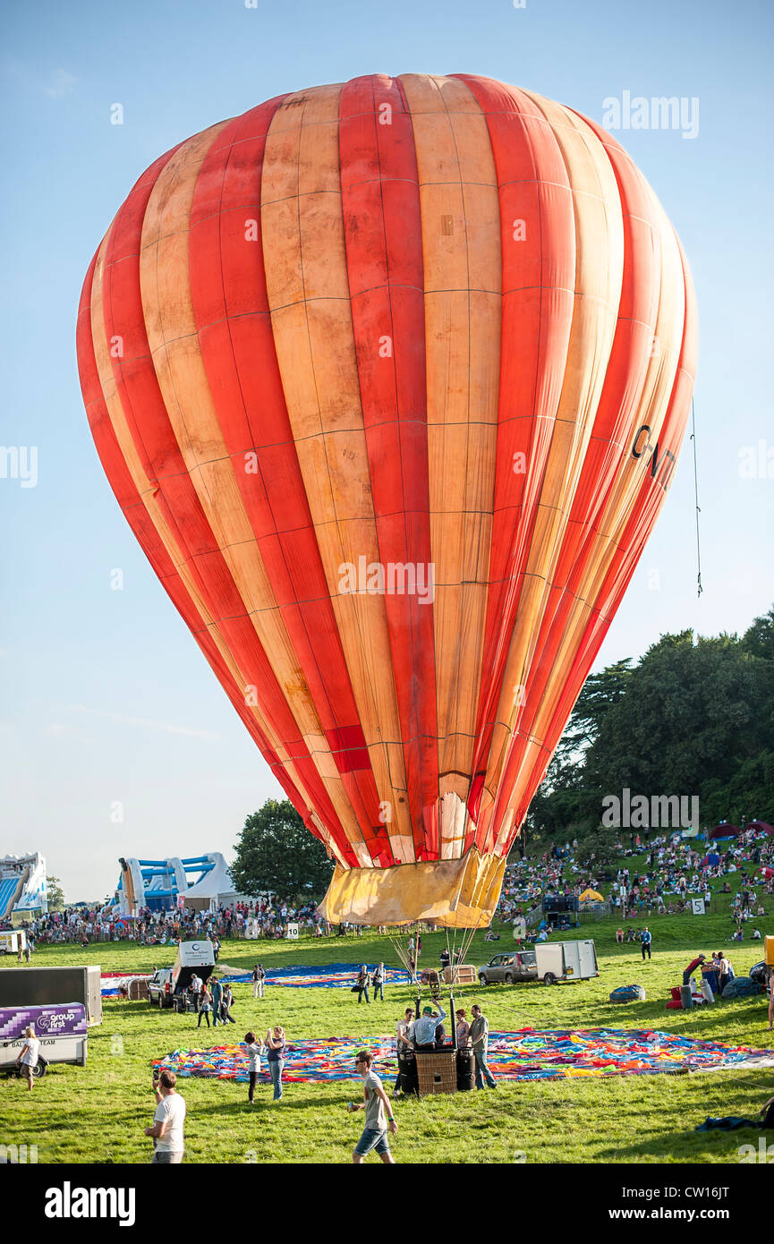 Bristol Belle Heißluftballon flog zum ersten Mal im Jahre 1967 Stockfoto