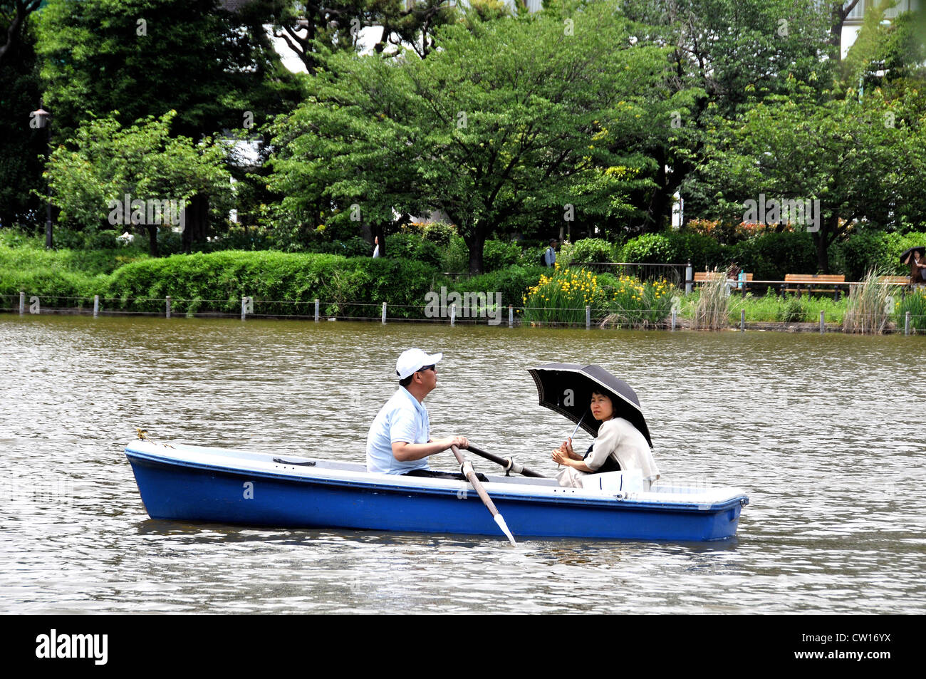 Bootfahren Ueno-Tokyo-Japan-Asien Stockfoto