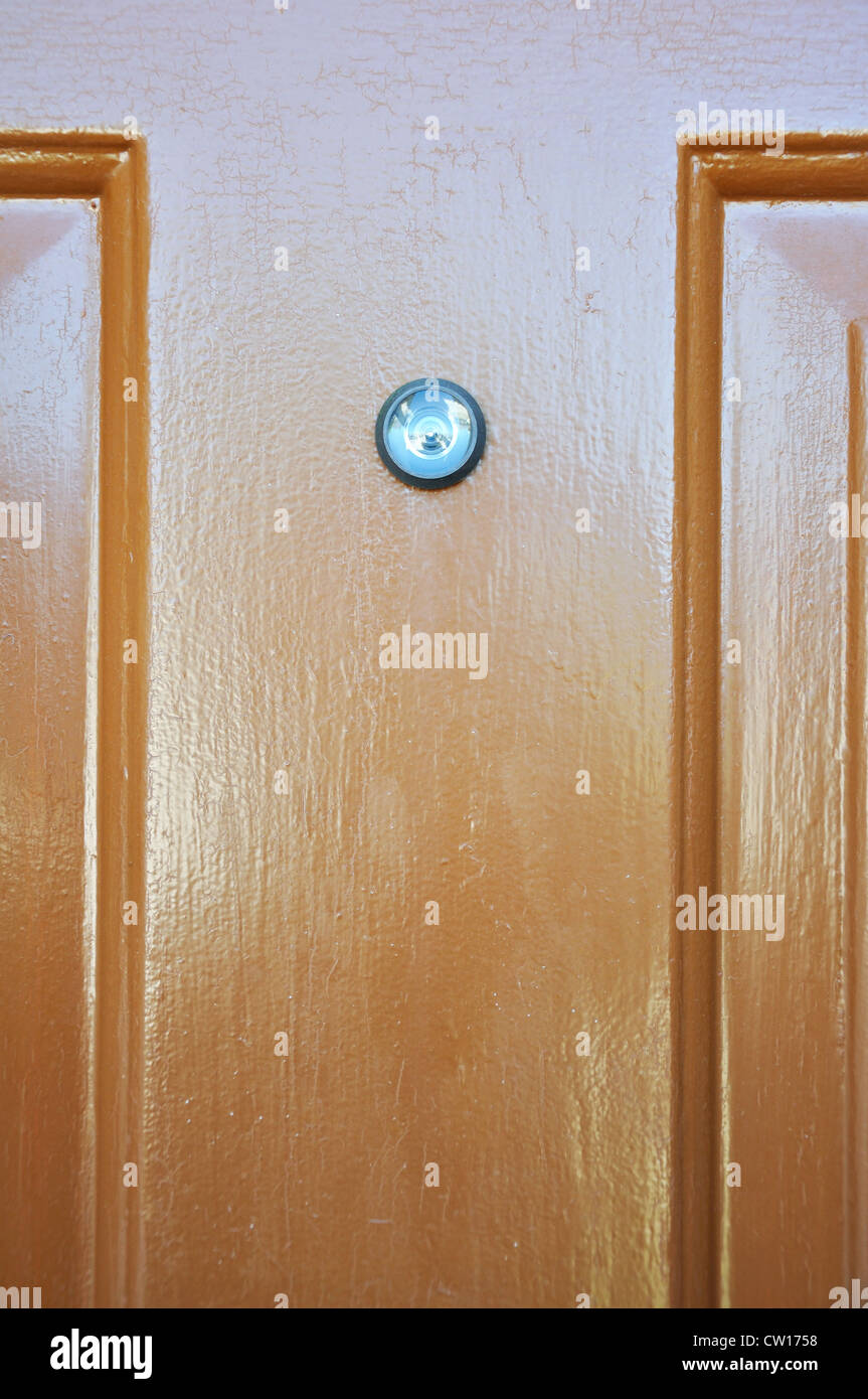 Auge Loch an Tür Stockfotografie - Alamy