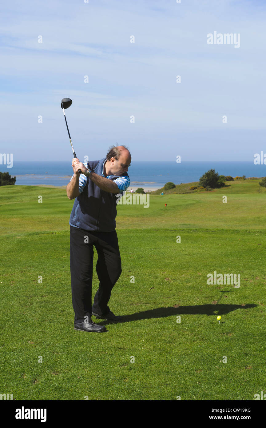 Golfplatz Les Ormes Golf & Leisure Village, Insel Jersey, Channel Islans Stockfoto
