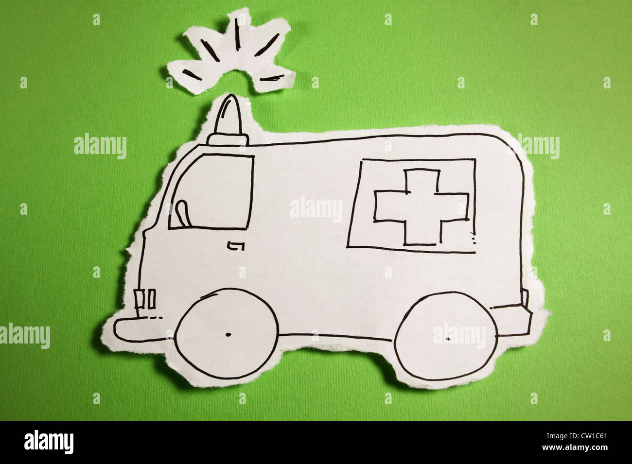 Ambulance Cartoon Stockfotos &amp; Ambulance Cartoon Bilder