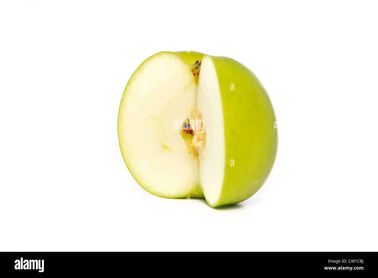 Grüner Apfel kann in einer Vielzahl von Lebensmitteln gekocht werden Stockfoto