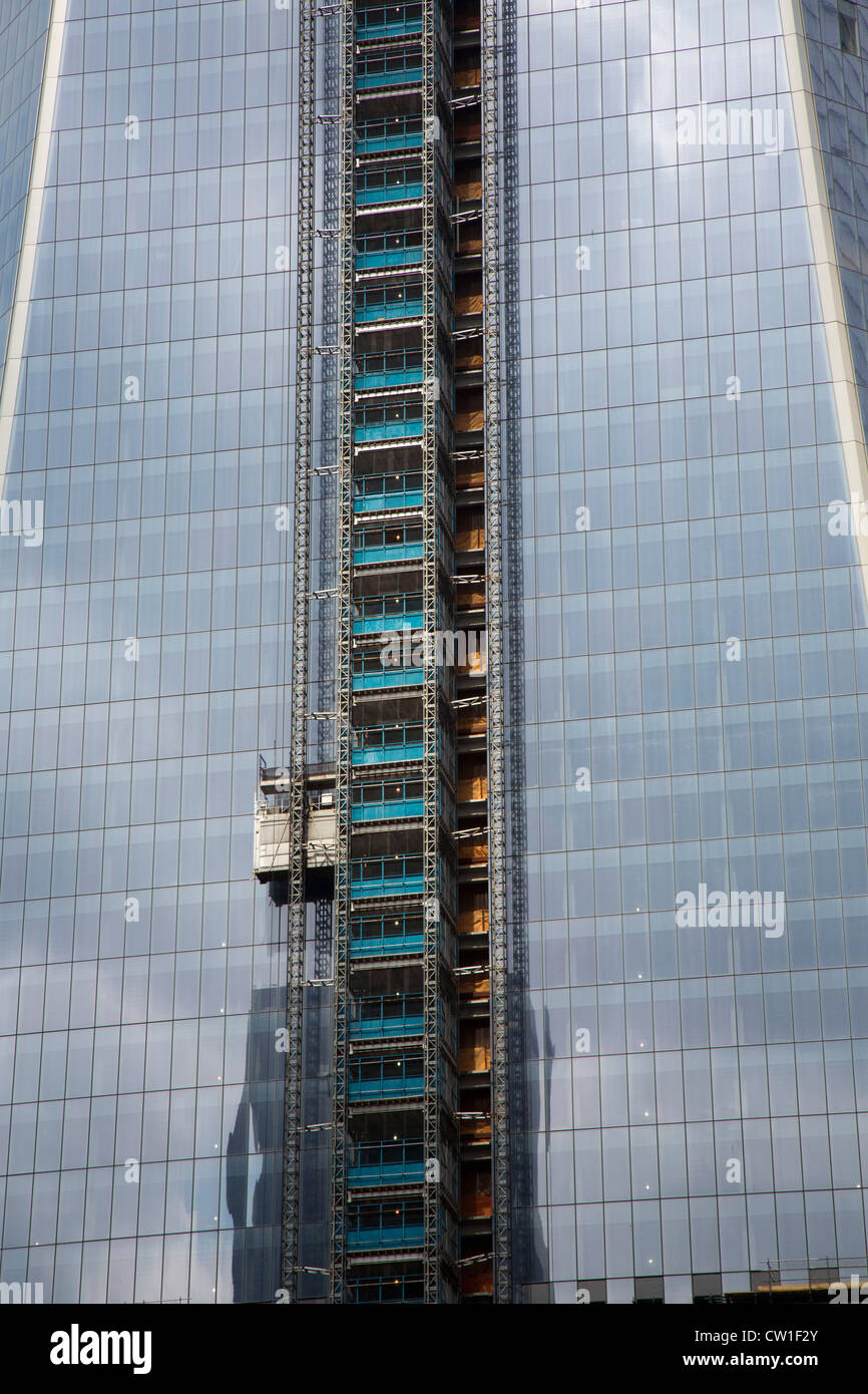 Wiederaufbau des World Trade Center Office Towers Stockfoto
