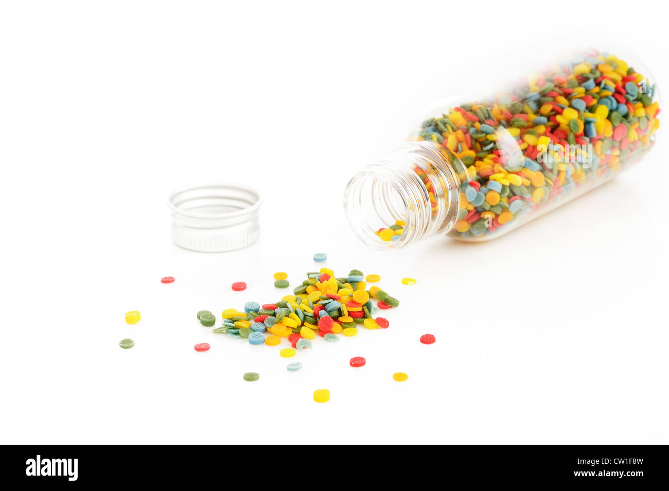 bunte Bonbons Stockfoto