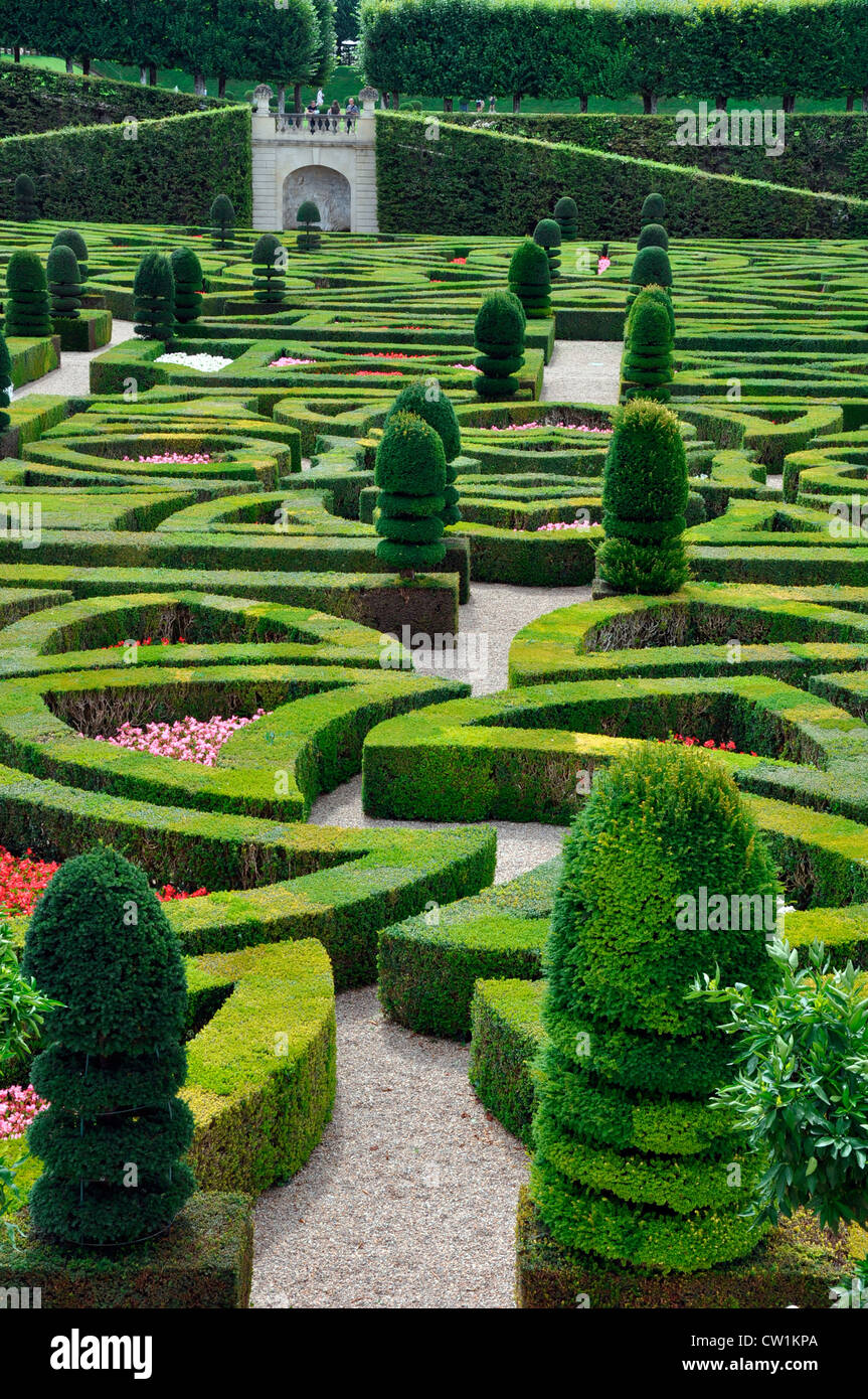 Schloss villandry landschaft Fotos und Bildmaterial in hoher