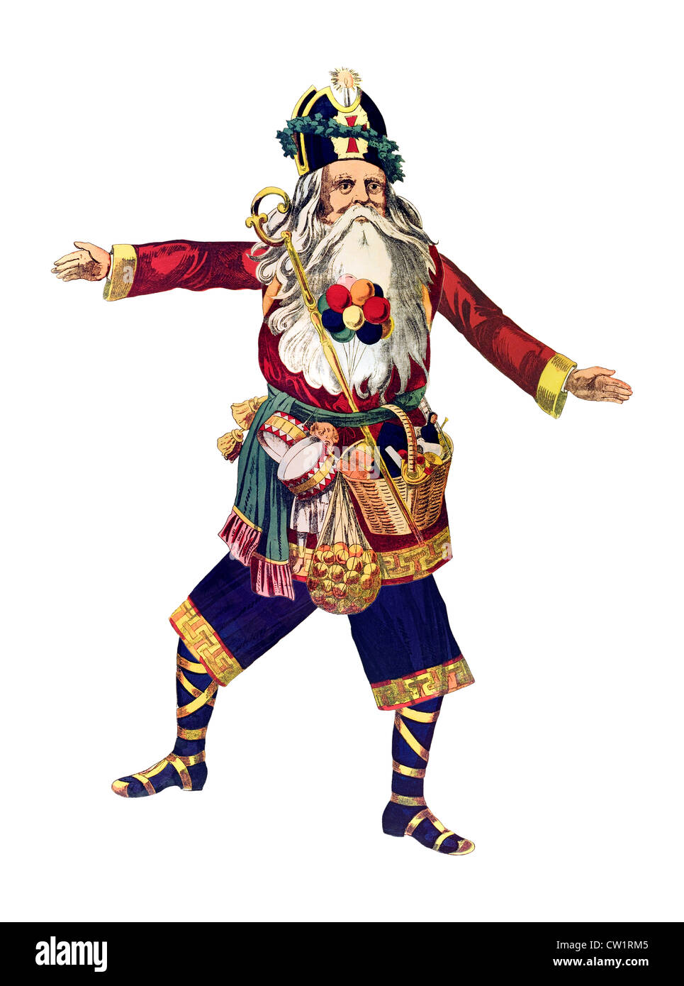 Weihnachtsmann, Nikolaus Stockfoto