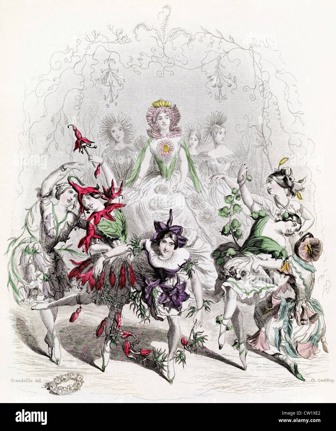 Blumenkugel Stockfoto