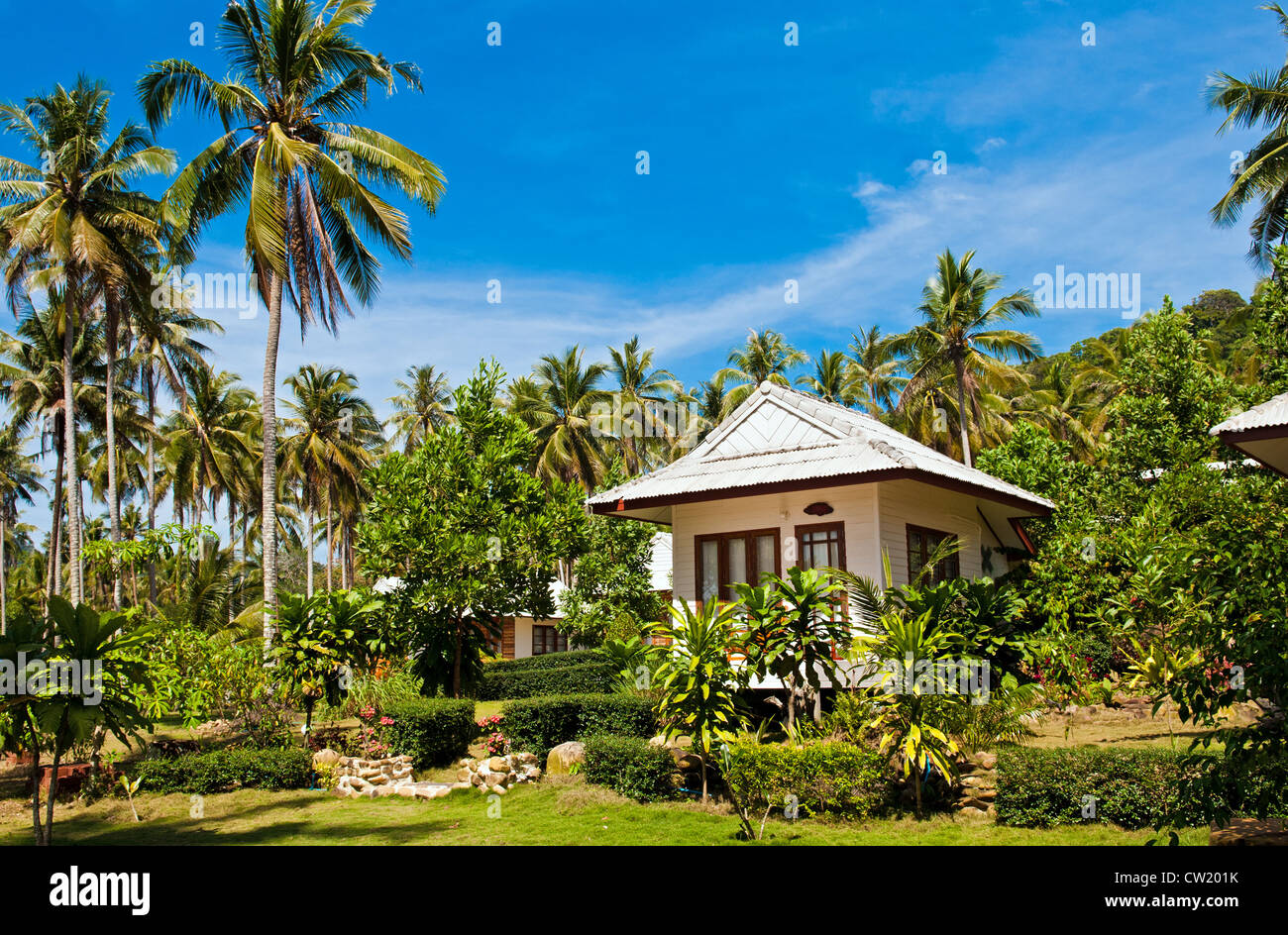 Tropical Beach House auf der Insel Koh Kood, Thailand Stockfoto