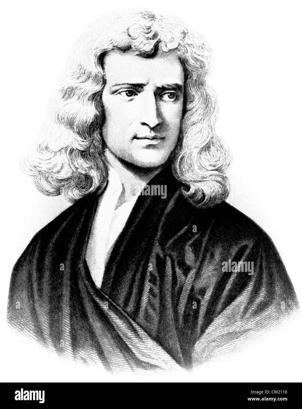 Isaak Newton, Sir Isaac Newton Stockfoto