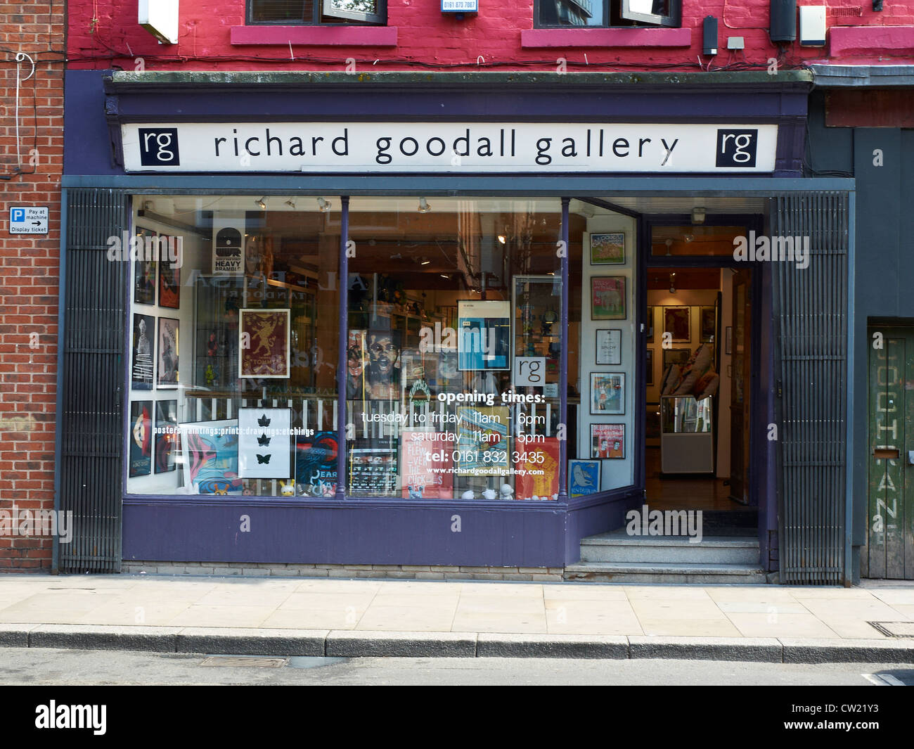 Richard Goodall Galerie im nördlichen Viertel Manchester UK Stockfoto