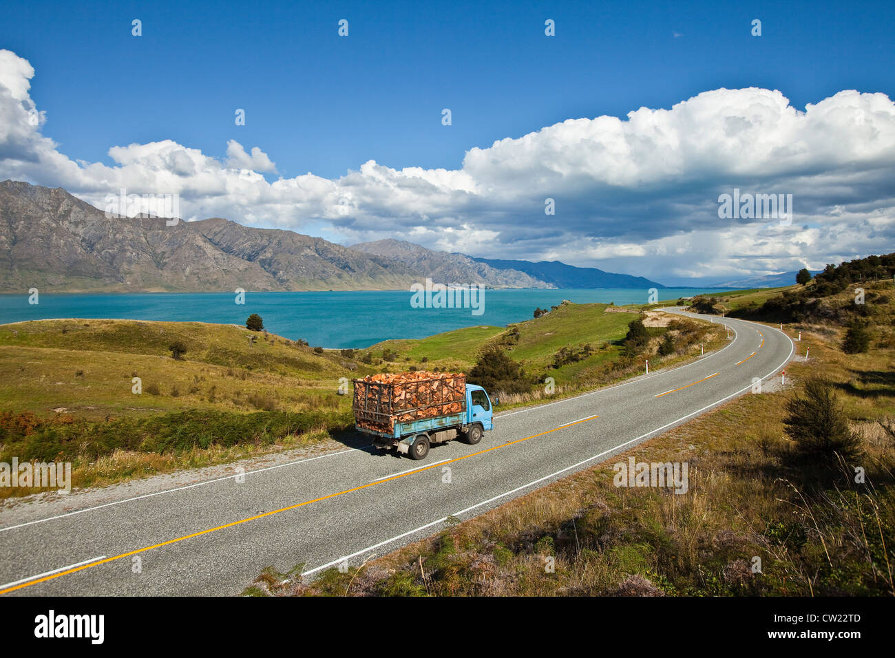 Landschaft in Neuseeland Stockfoto