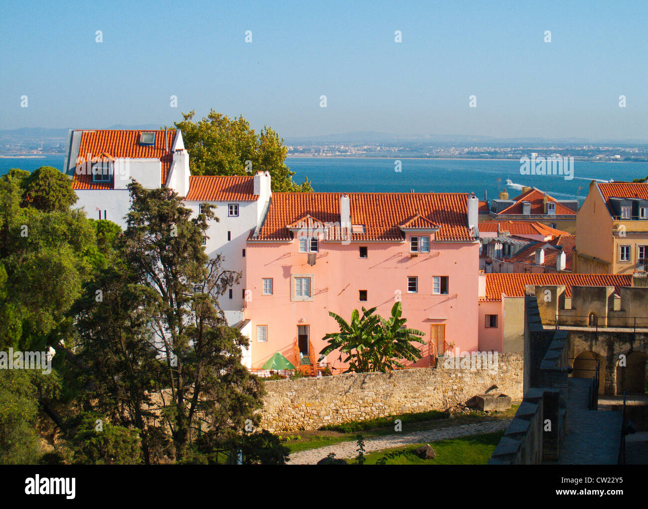 Stadt von Lisboa Stockfoto