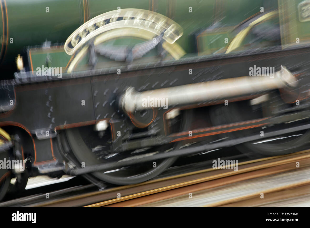 Erhaltene GWR Dampf Lok "Stadt Truro". Stockfoto