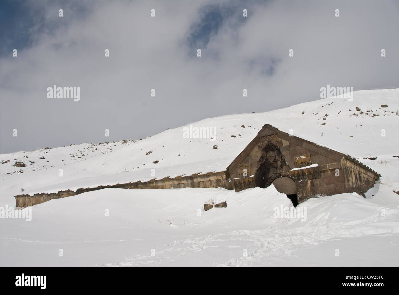 Selim Karawanserei, Selim Pass, Armenien Stockfoto