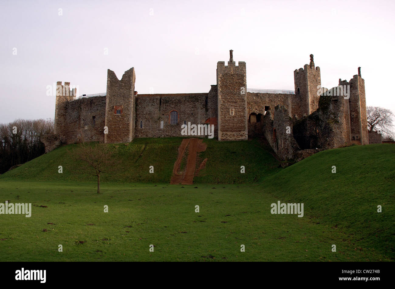 Framlingham Castle, Suffolk, UK Stockfoto