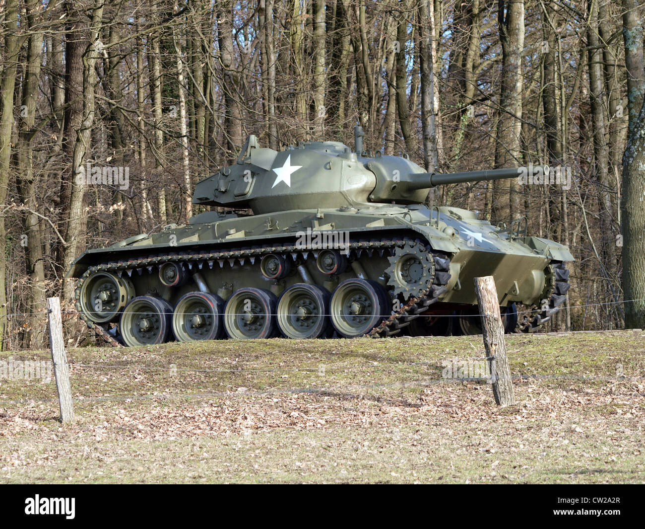 M24 Chaffee Spichern Tank Stockfotografie - Alamy