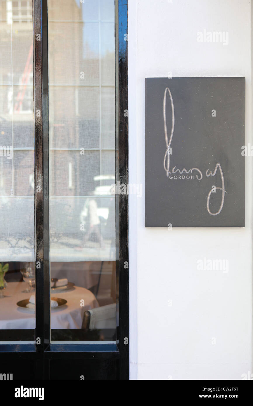 Gordon Ramsey Restaurant in Chelsea Stockfoto