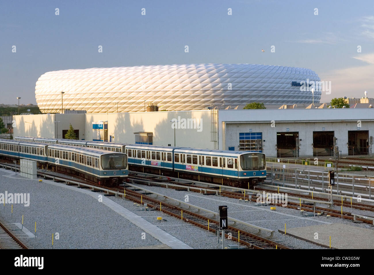 Schne U Bahn Zur Allianz Arena Bild