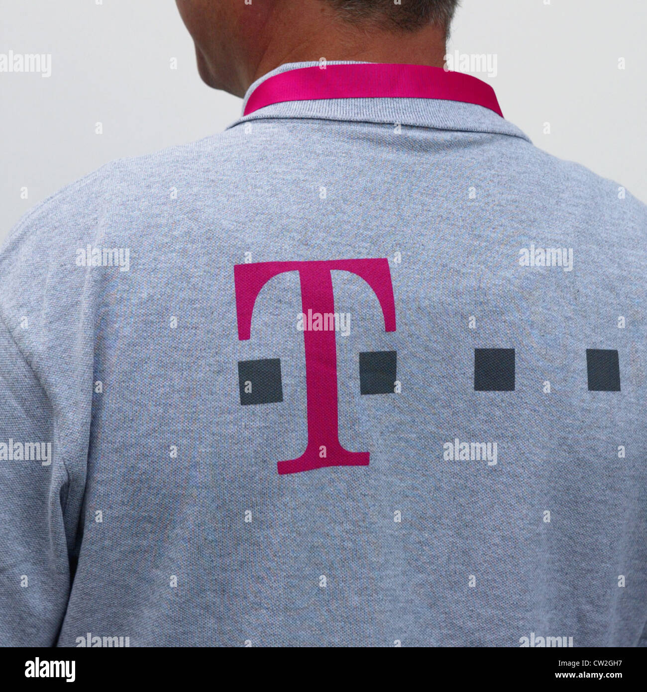 Telekom-Mitarbeiter, Tagung der Deutschen Telekom AG Stockfoto