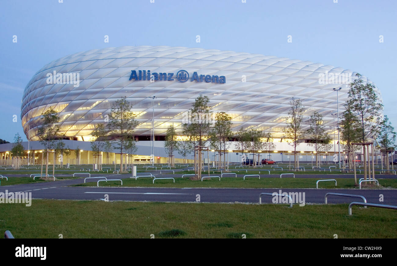 München, die Allianz Arena Stockfoto