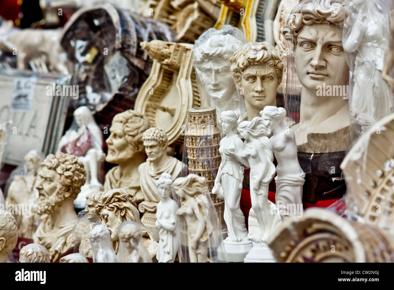 Ein Stall der römischen souvenirs Stockfoto