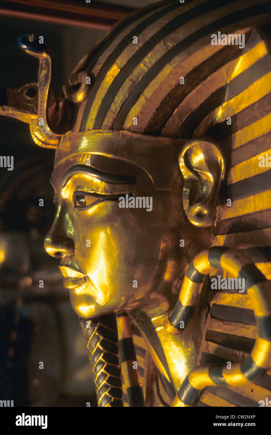 Ägypten Kairo ägyptische Museum Tutanchamun s Sarkophag Stockfoto