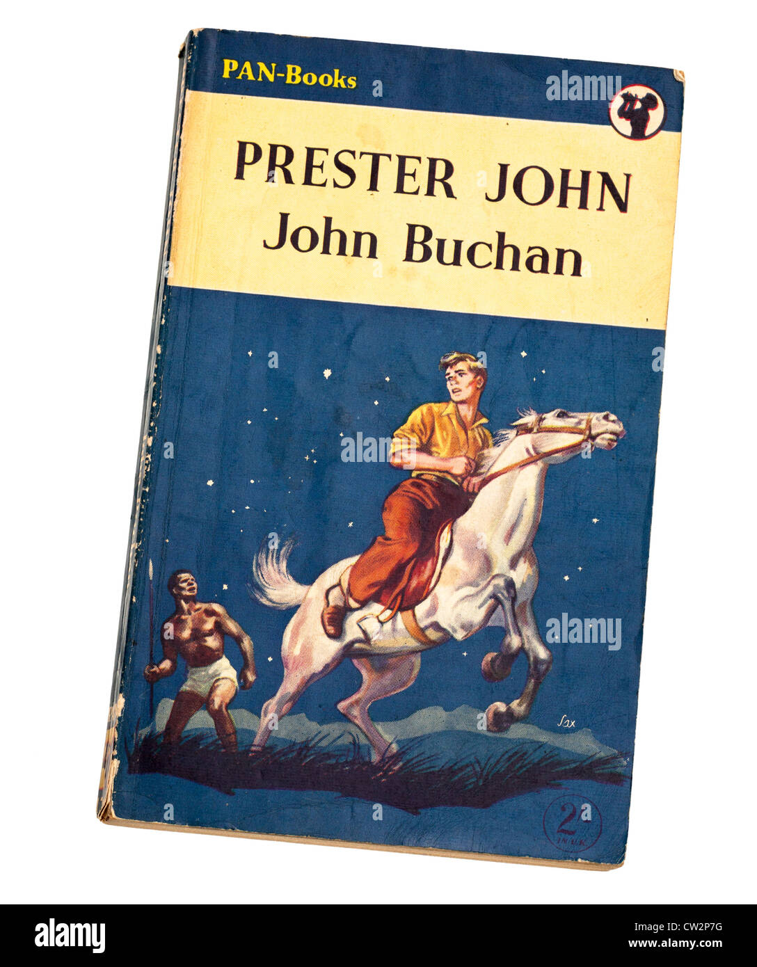 Klassische Kinder Abenteuer Märchenbuch Prester John von John Buchan von Pan veröffentlicht Stockfoto