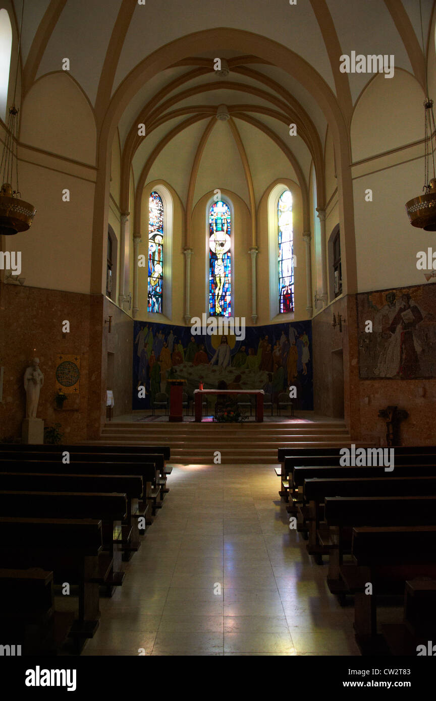 Innere des Franziskaner Kloster und die Kirche des Heiligen Antonius von Padua Stockfoto