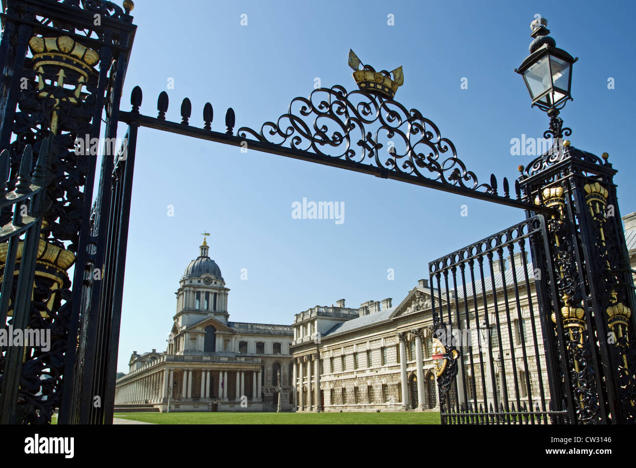 Old Royal Naval College in Greenwich, London, Sonntag, 27. Mai 2012. Stockfoto